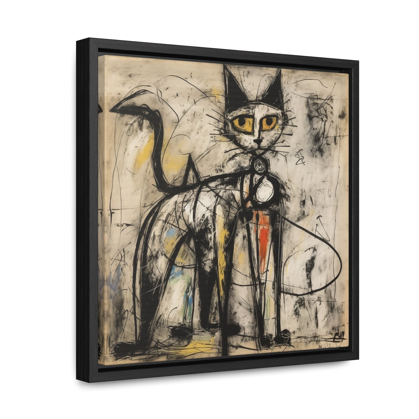 Cat 79, Gallery Canvas Wraps, Square Frame