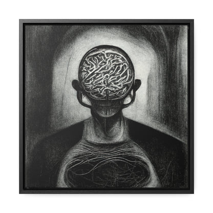 Brain 2, Valentinii, Gallery Canvas Wraps, Square Frame