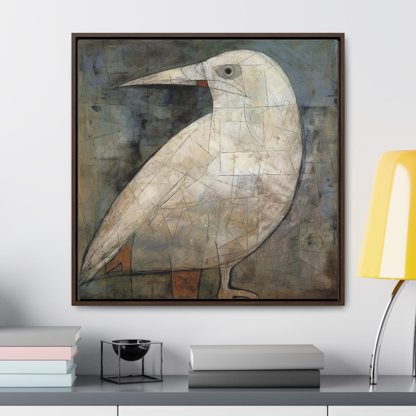 Bird 7, Gallery Canvas Wraps, Square Frame