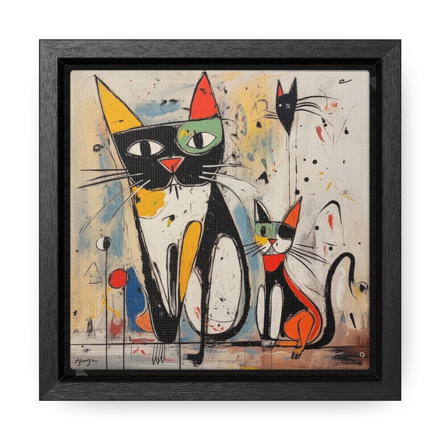 Cat 41, Gallery Canvas Wraps, Square Frame