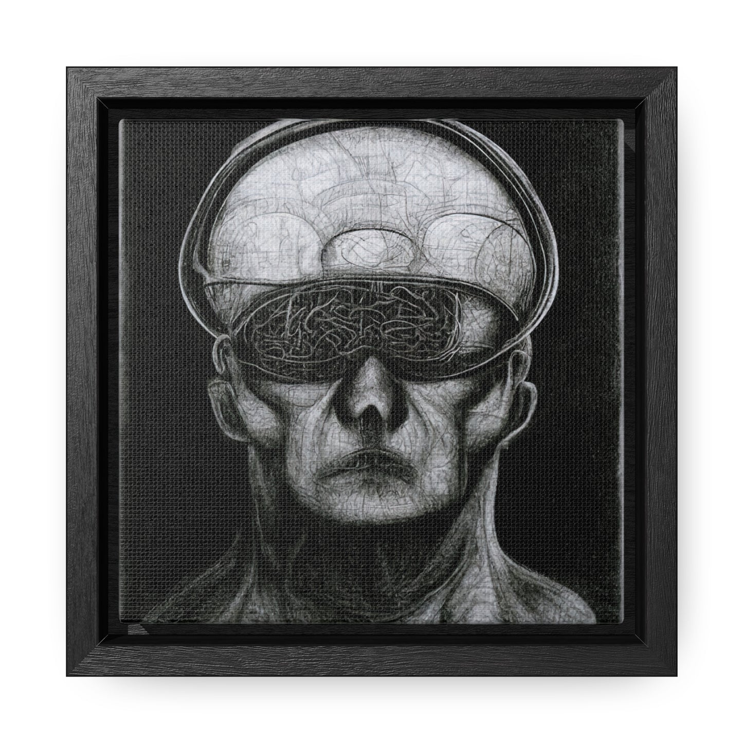 Brain 30, Valentinii, Gallery Canvas Wraps, Square Frame