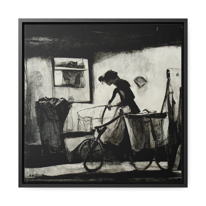 Domestic Memories 28, Valentinii, Gallery Canvas Wraps, Square Frame