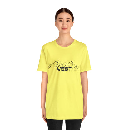 West, Unisex Jersey Short Sleeve Tee