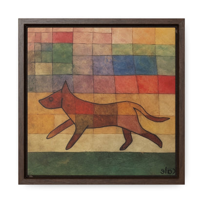 V Dog 4, Gallery Canvas Wraps, Square Frame