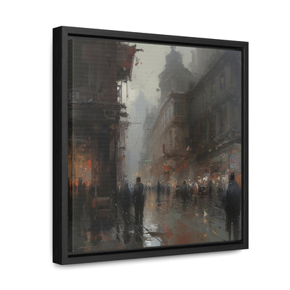 Social, Gallery Canvas Wraps, Square Frame