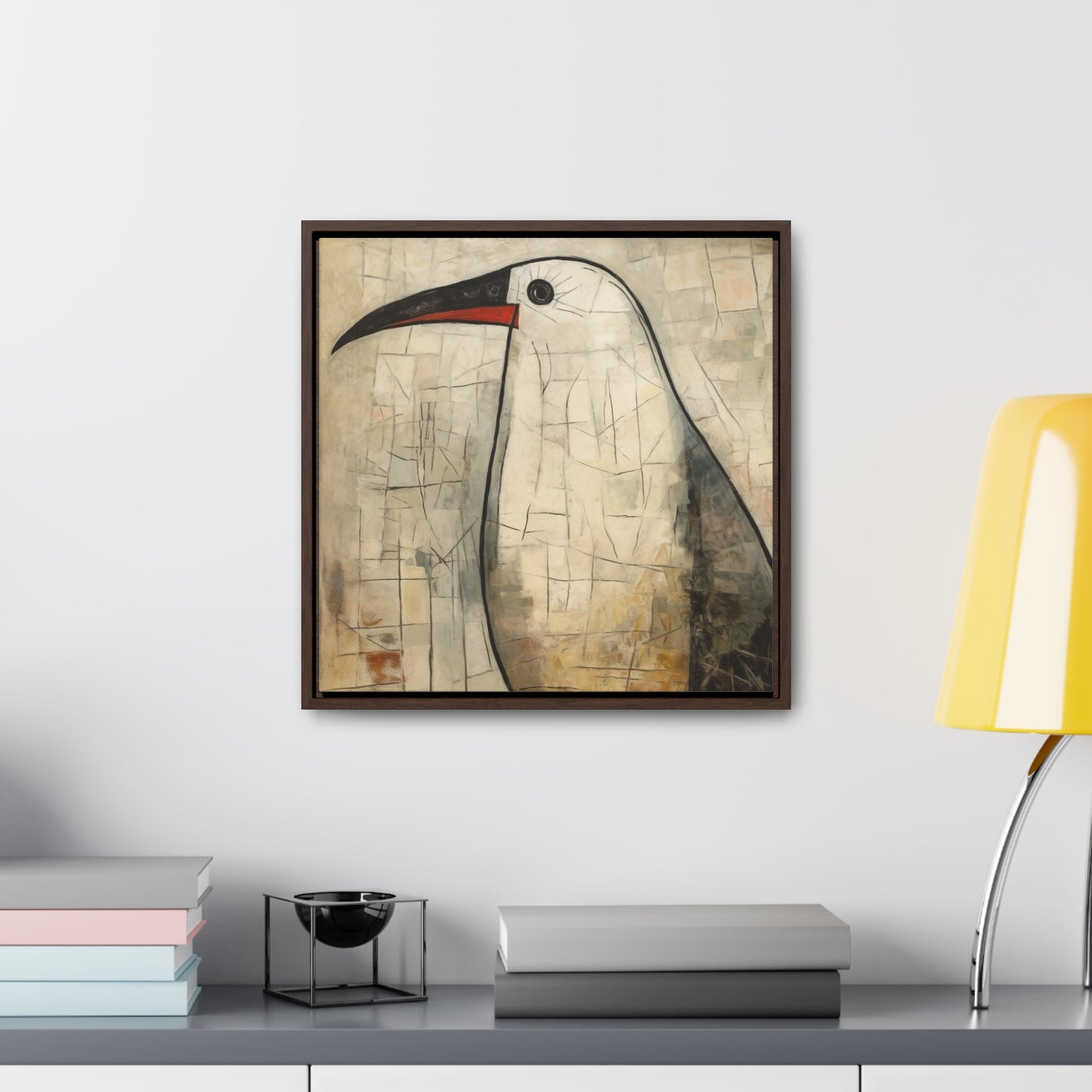 Bird 10, Gallery Canvas Wraps, Square Frame