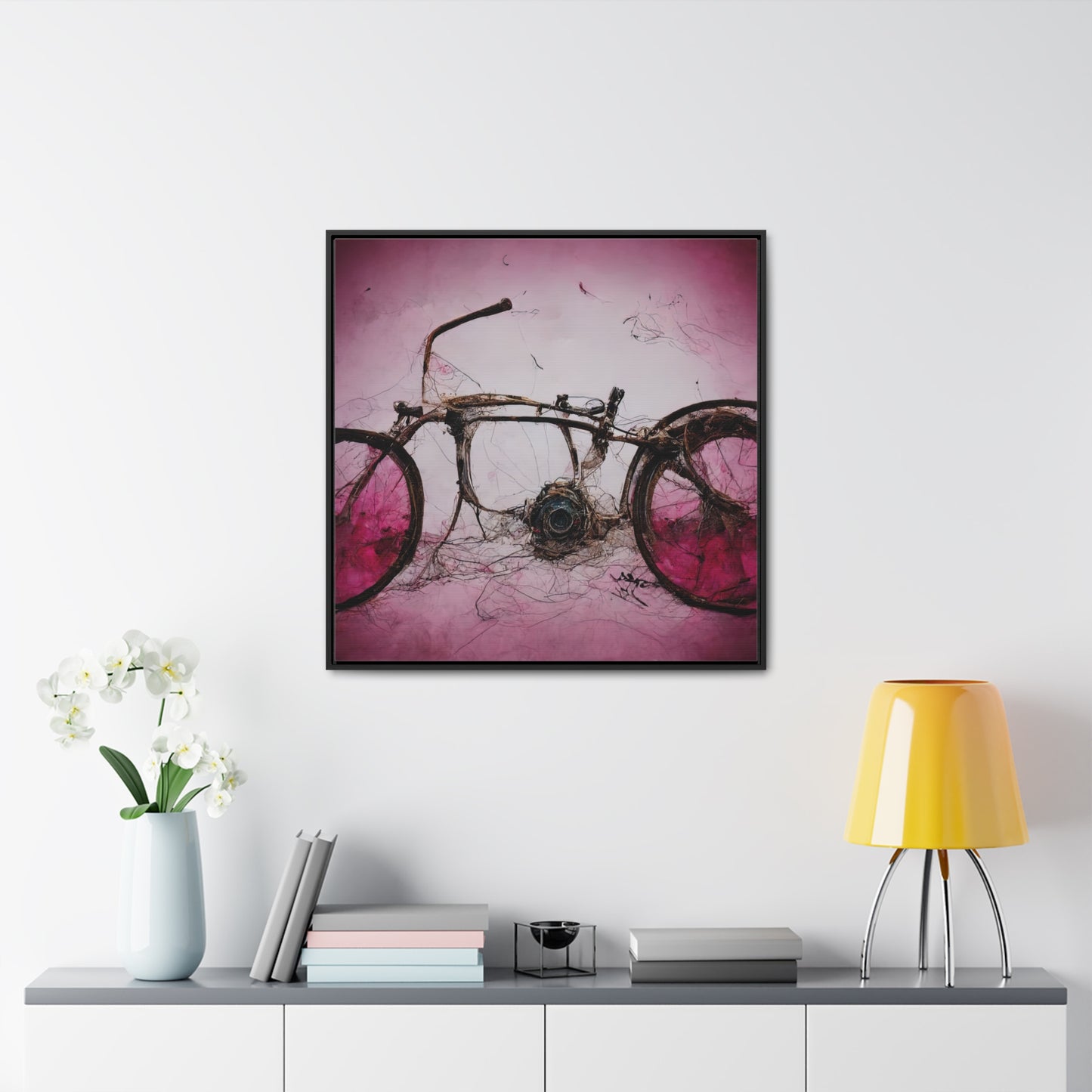 Bicycle 9, Valentinii, Gallery Canvas Wraps, Square Frame