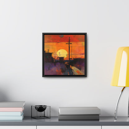 Land of the Sun 66, Valentinii, Gallery Canvas Wraps, Square Frame