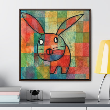 Rabbit 11, Gallery Canvas Wraps, Square Frame