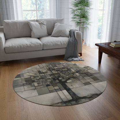 Tree 6,  Round Rug