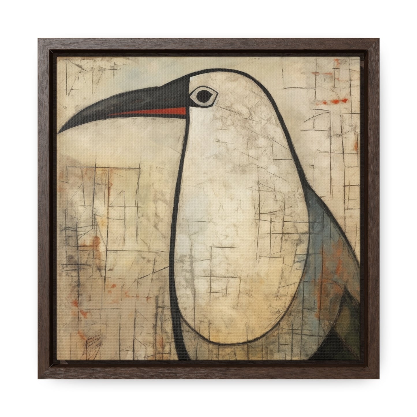 Bird 3, Gallery Canvas Wraps, Square Frame