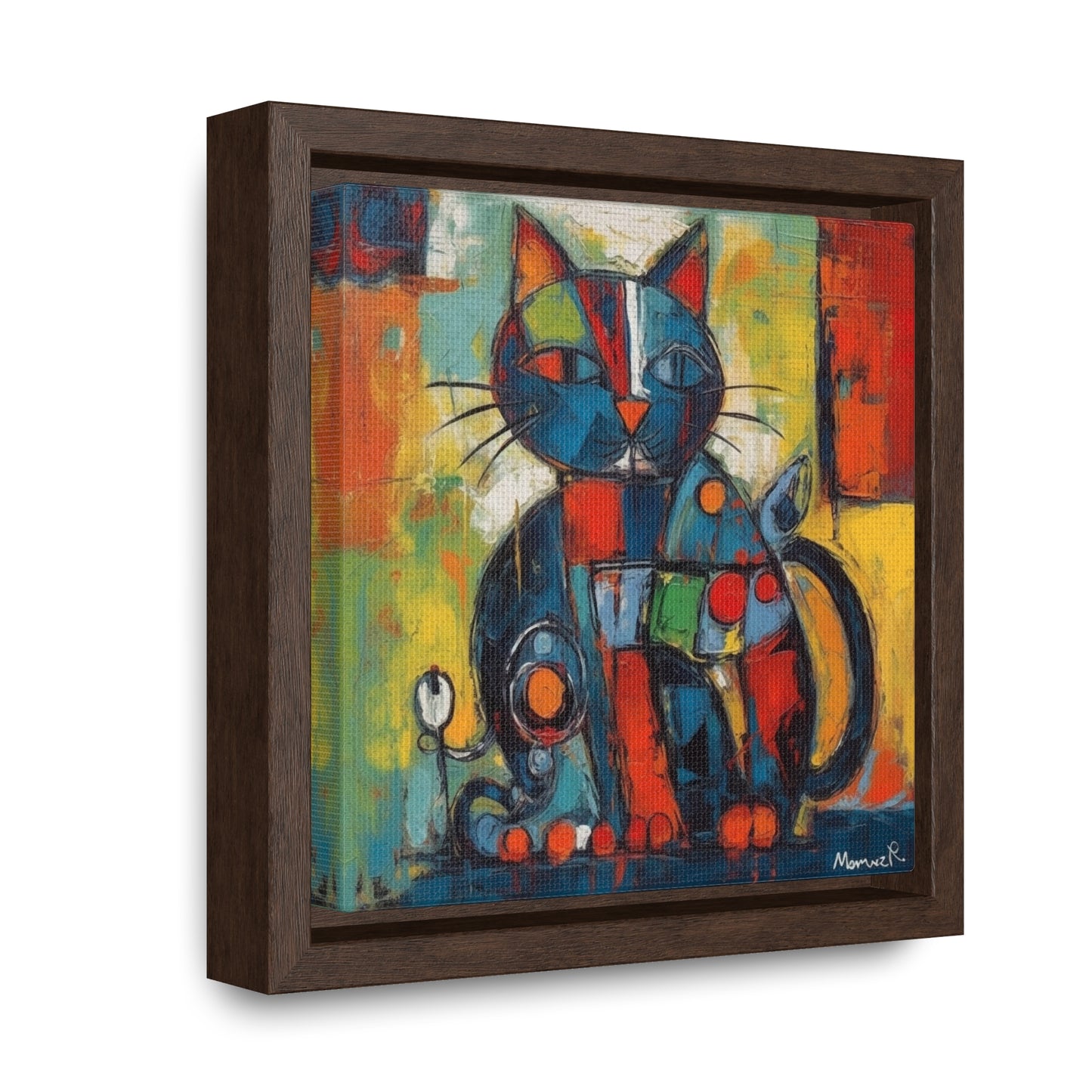 Cat 70, Gallery Canvas Wraps, Square Frame