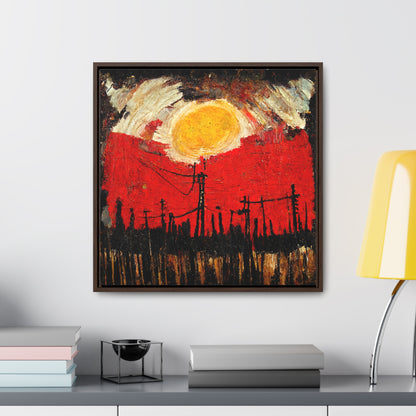 Land of the Sun 37, Valentinii, Gallery Canvas Wraps, Square Frame