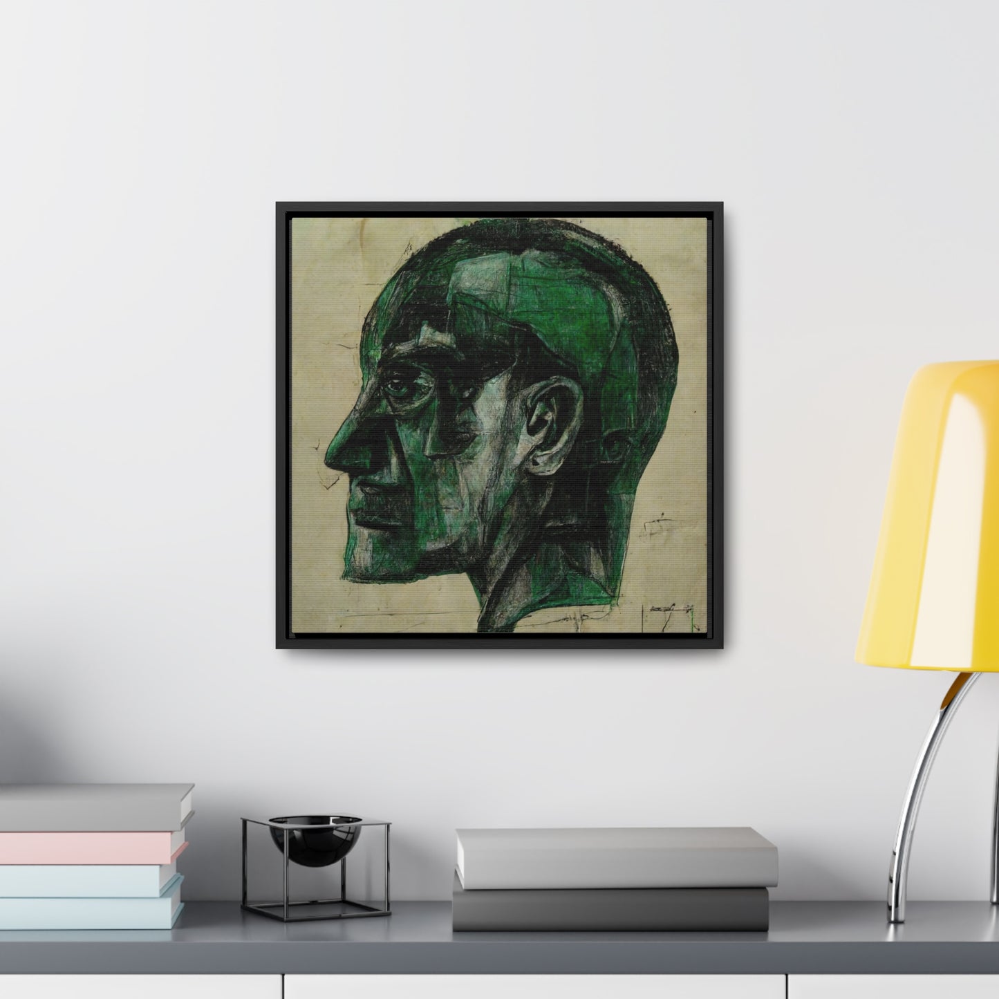 Heads 5, Valentinii, Gallery Canvas Wraps, Square Frame