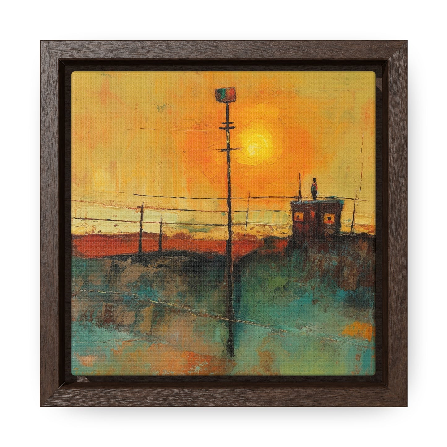 Land of the Sun 52, Valentinii, Gallery Canvas Wraps, Square Frame