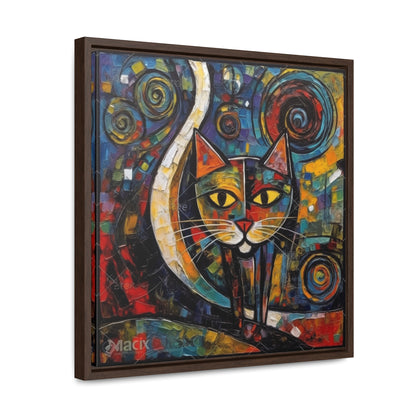 Cat 119, Gallery Canvas Wraps, Square Frame