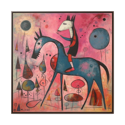 The Dreams of the Child 24, Gallery Canvas Wraps, Square Frame