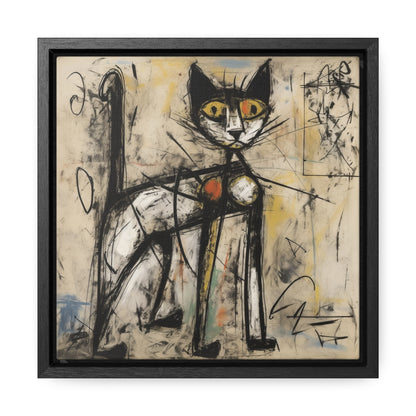 Cat 44, Gallery Canvas Wraps, Square Frame