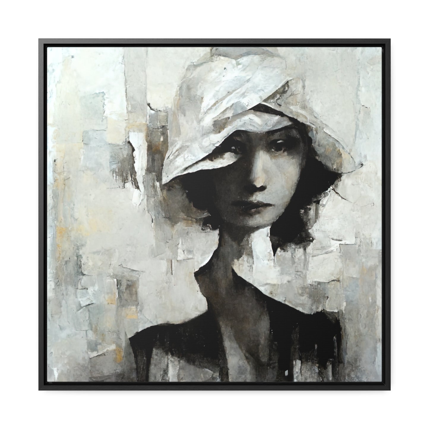 Forgotten face, Valentinii, Gallery Canvas Wraps, Square Frame