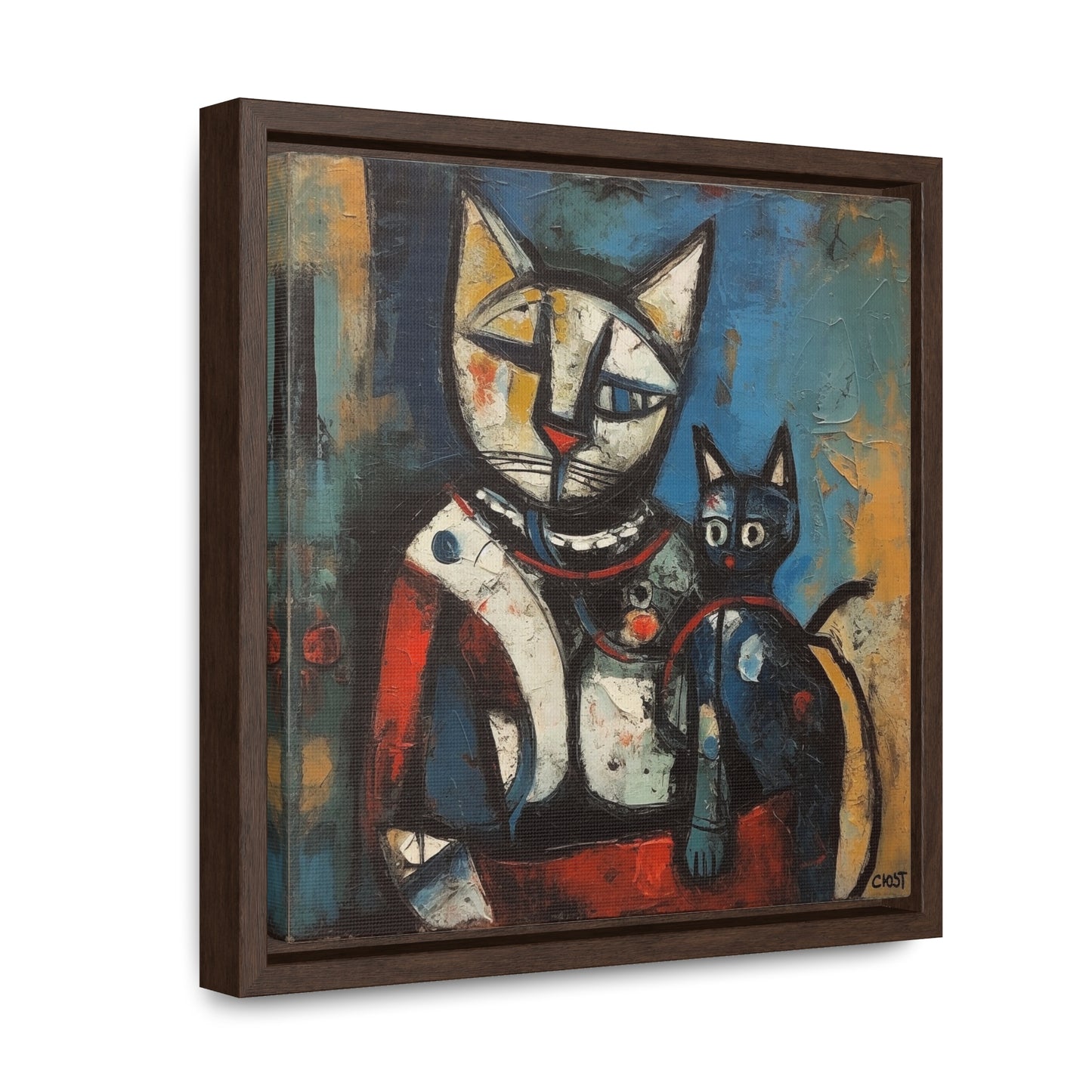 Cat 83, Gallery Canvas Wraps, Square Frame