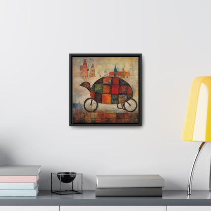 Turtle 6, Gallery Canvas Wraps, Square Frame