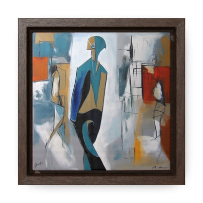 Sad Man 23, Valentinii, Gallery Canvas Wraps, Square Frame