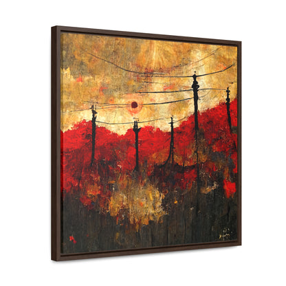 Land of the Sun 24, Valentinii, Gallery Canvas Wraps, Square Frame