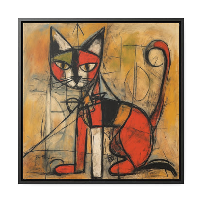 Cat 52, Gallery Canvas Wraps, Square Frame