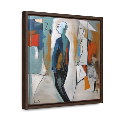 Sad Man 21, Valentinii, Gallery Canvas Wraps, Square Frame