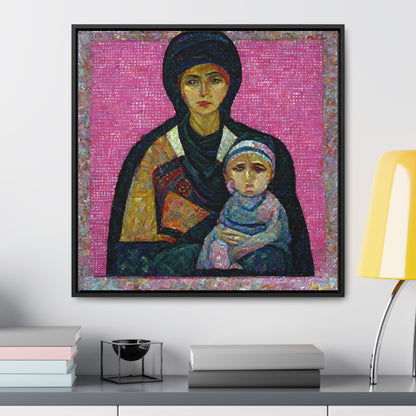 Mary and the Child 12, Valentinii, Gallery Canvas Wraps, Square Frame