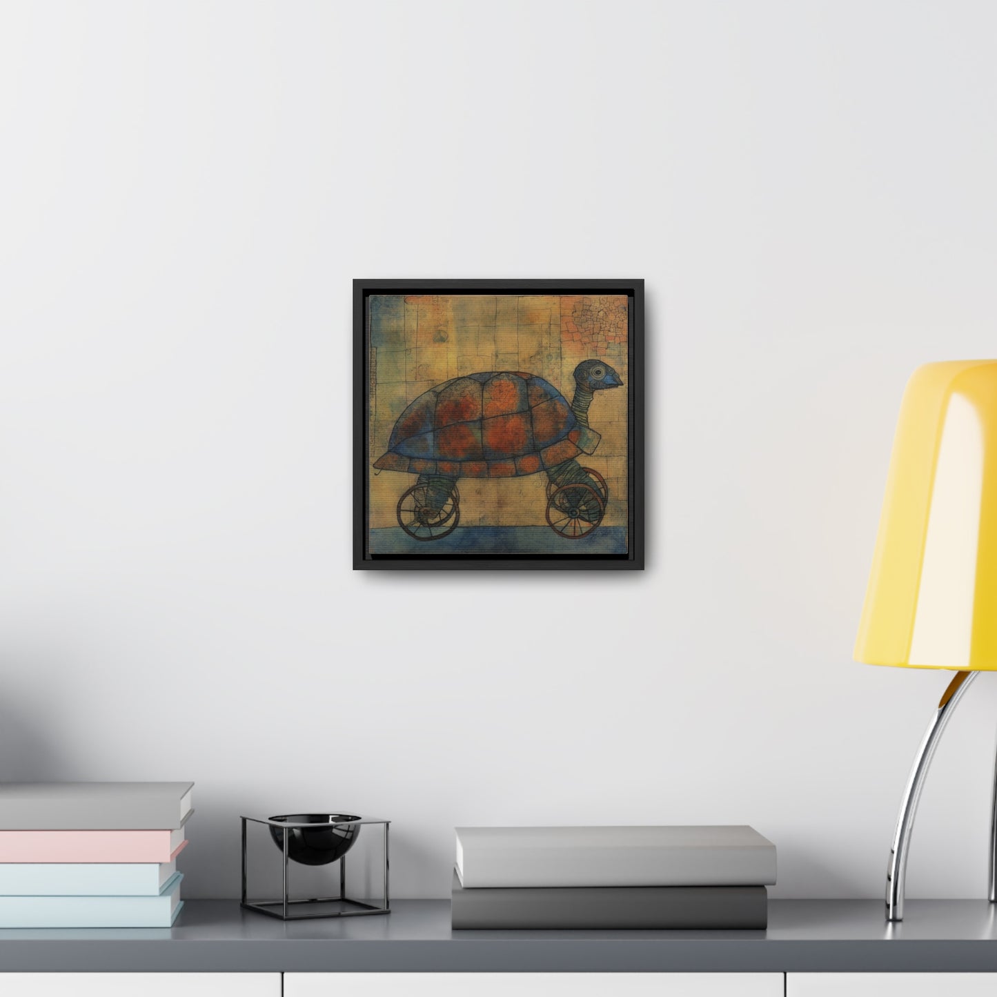 Turtle 18, Gallery Canvas Wraps, Square Frame