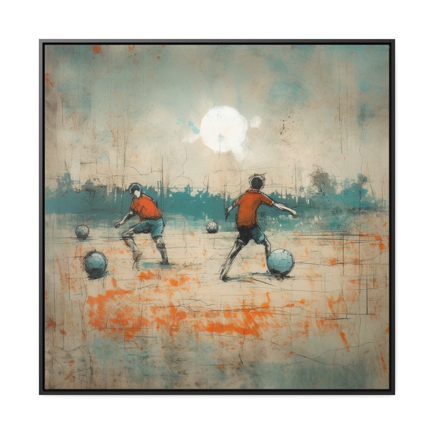 Childhood 36, Gallery Canvas Wraps, Square Frame