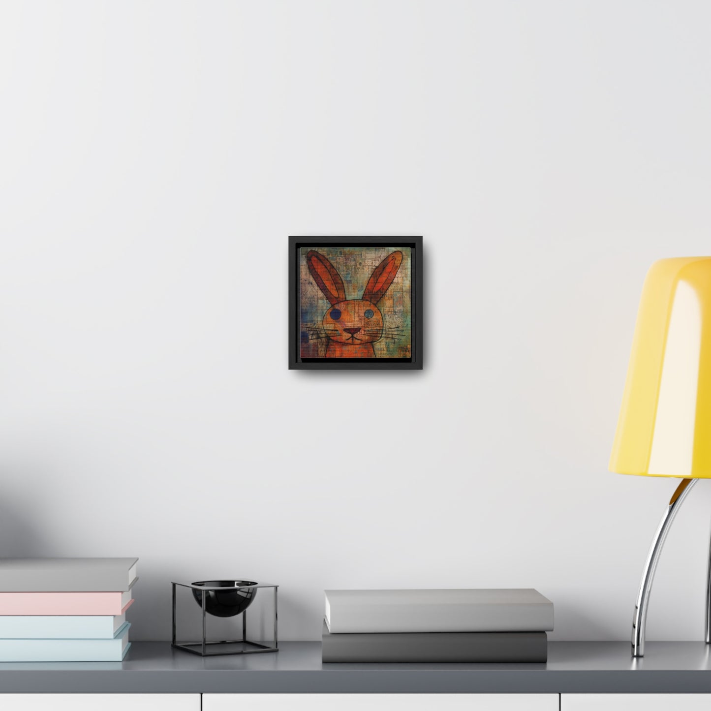 Rabbit 14, Gallery Canvas Wraps, Square Frame