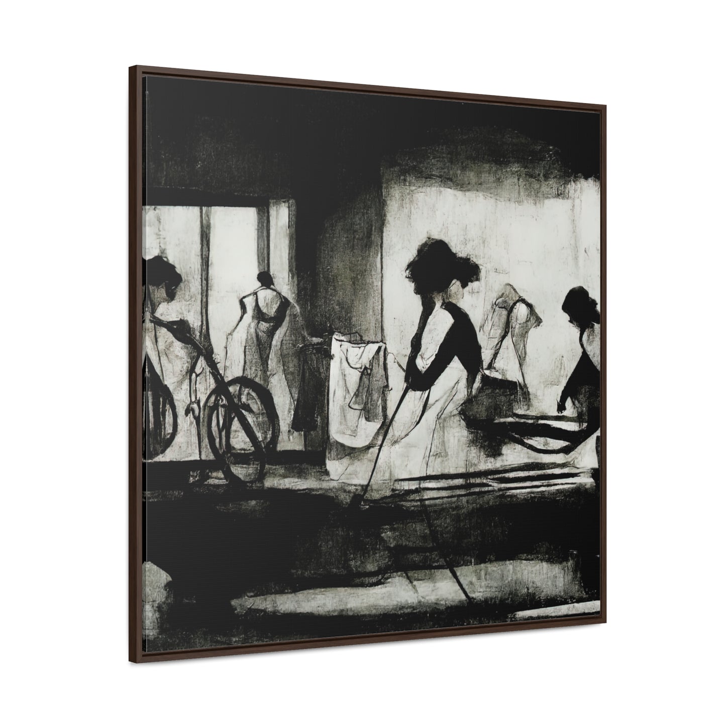 Domestic Memories 29, Valentinii, Gallery Canvas Wraps, Square Frame