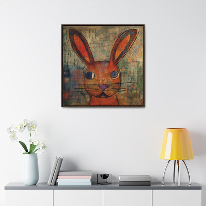 Rabbit 35, Gallery Canvas Wraps, Square Frame