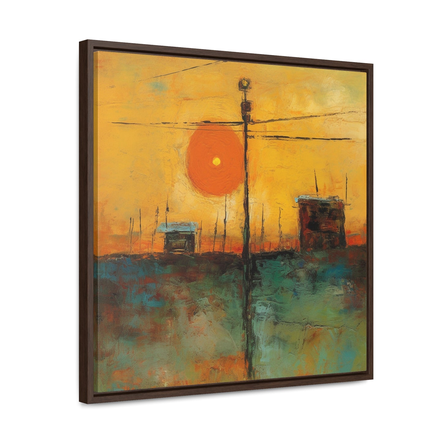 Land of the Sun 58, Valentinii, Gallery Canvas Wraps, Square Frame