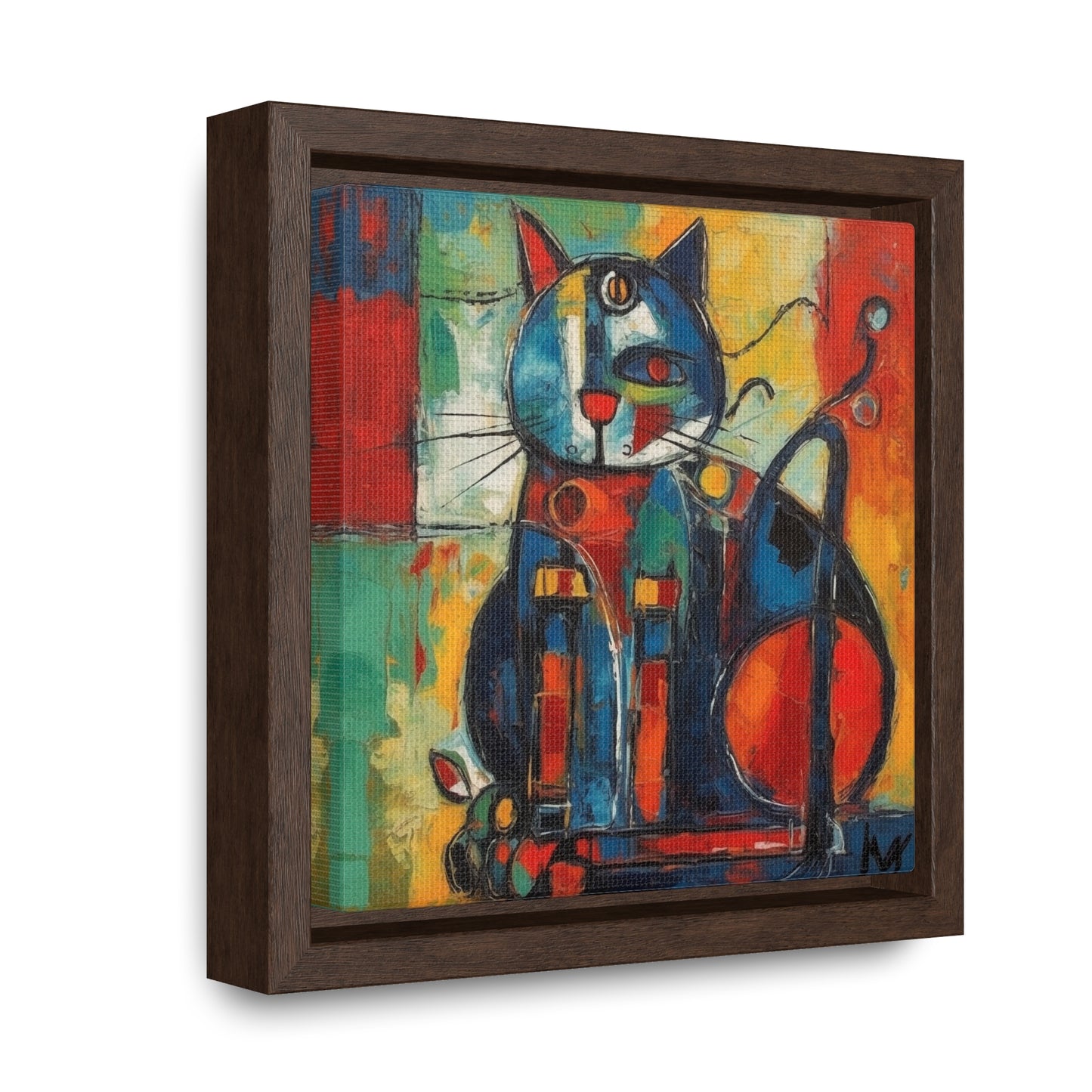 Cat 69, Gallery Canvas Wraps, Square Frame