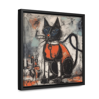 Cat 35, Gallery Canvas Wraps, Square Frame