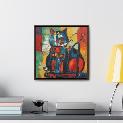 Cat 69, Gallery Canvas Wraps, Square Frame