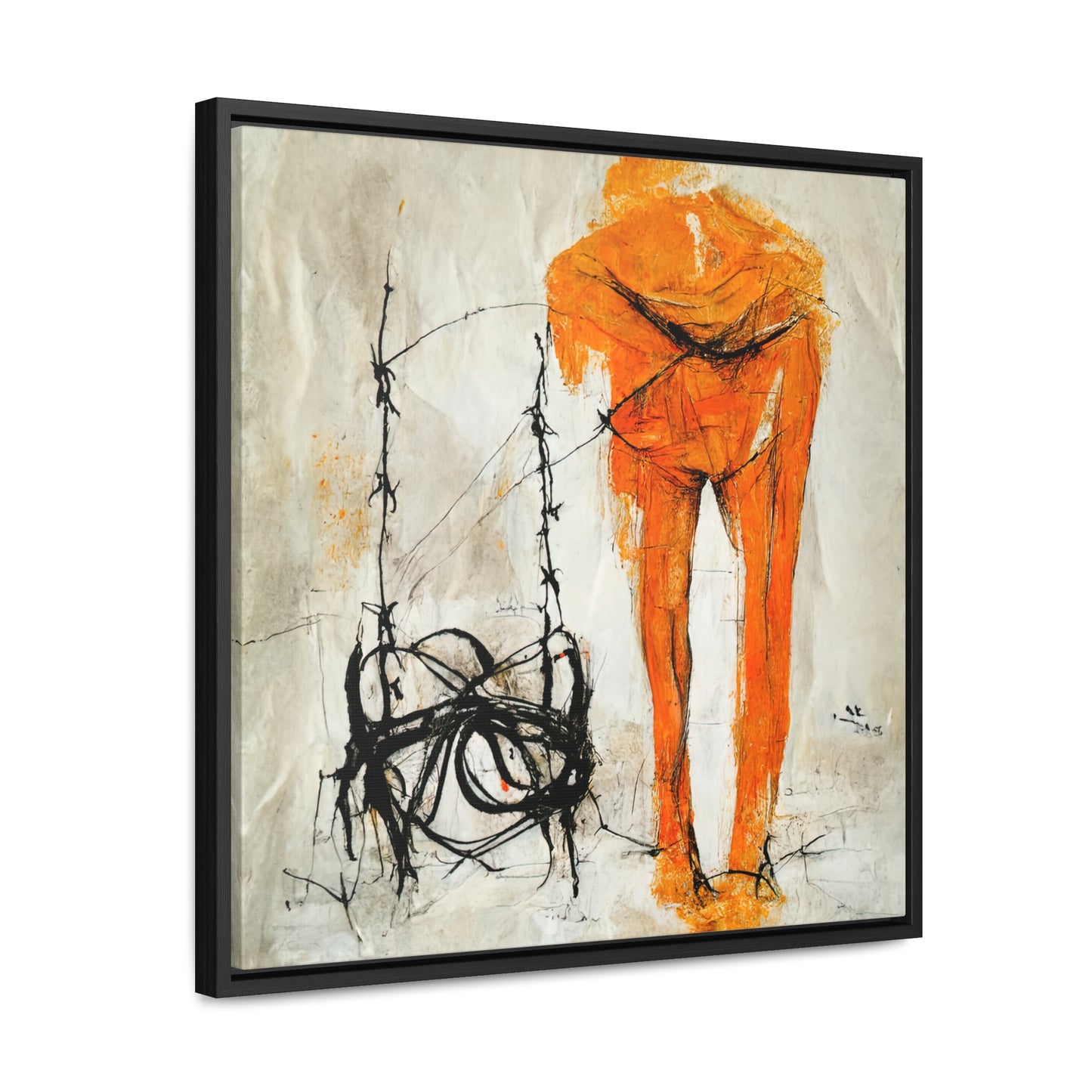 Feet and Drama 17, Valentinii, Gallery Canvas Wraps, Square Frame