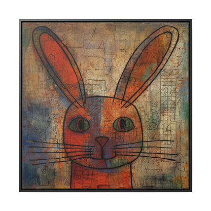 Rabbit 2, Gallery Canvas Wraps, Square Frame