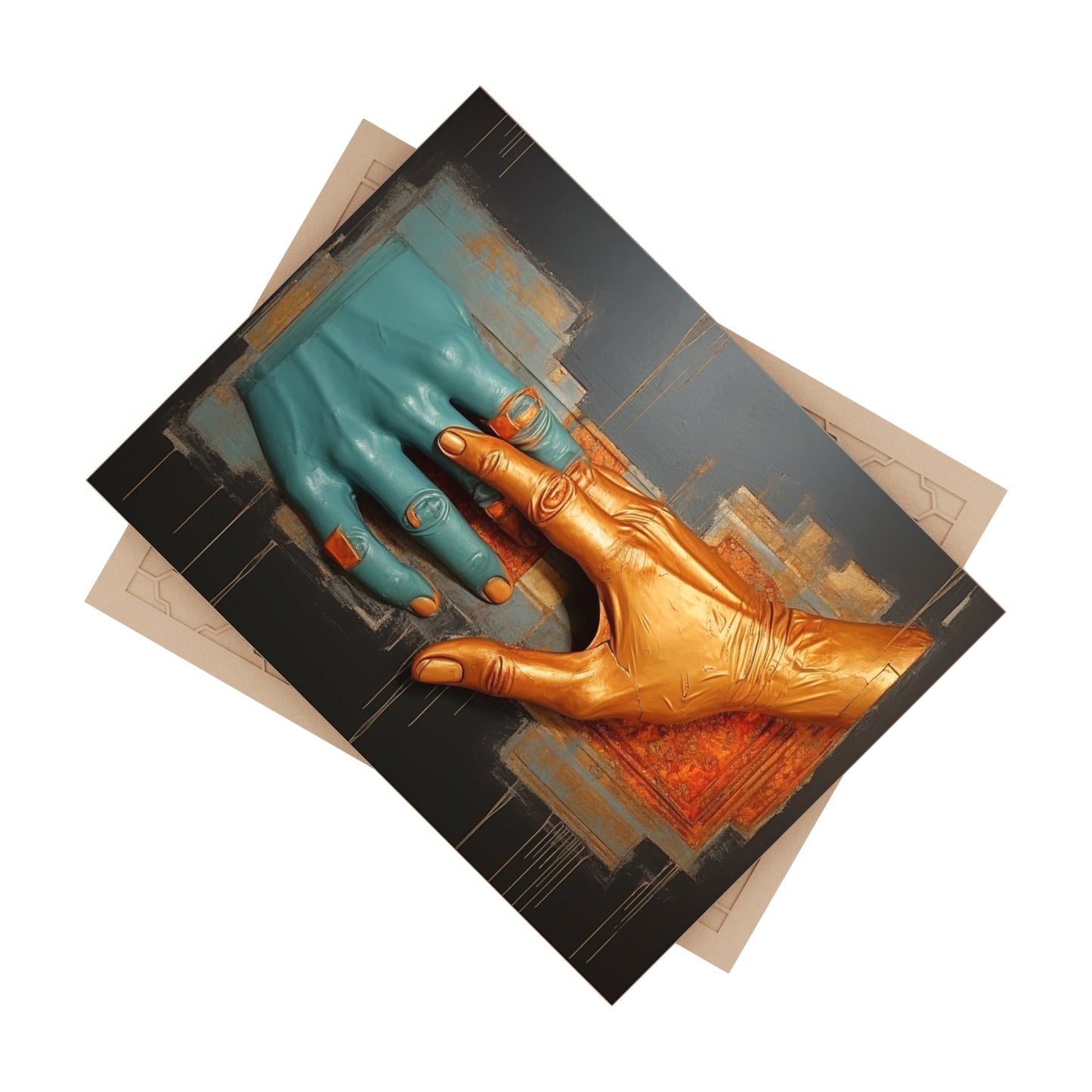 Hands 67, Ceramic Photo Tile