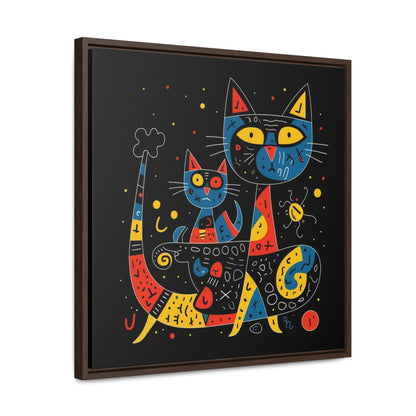 Cat 122, Gallery Canvas Wraps, Square Frame