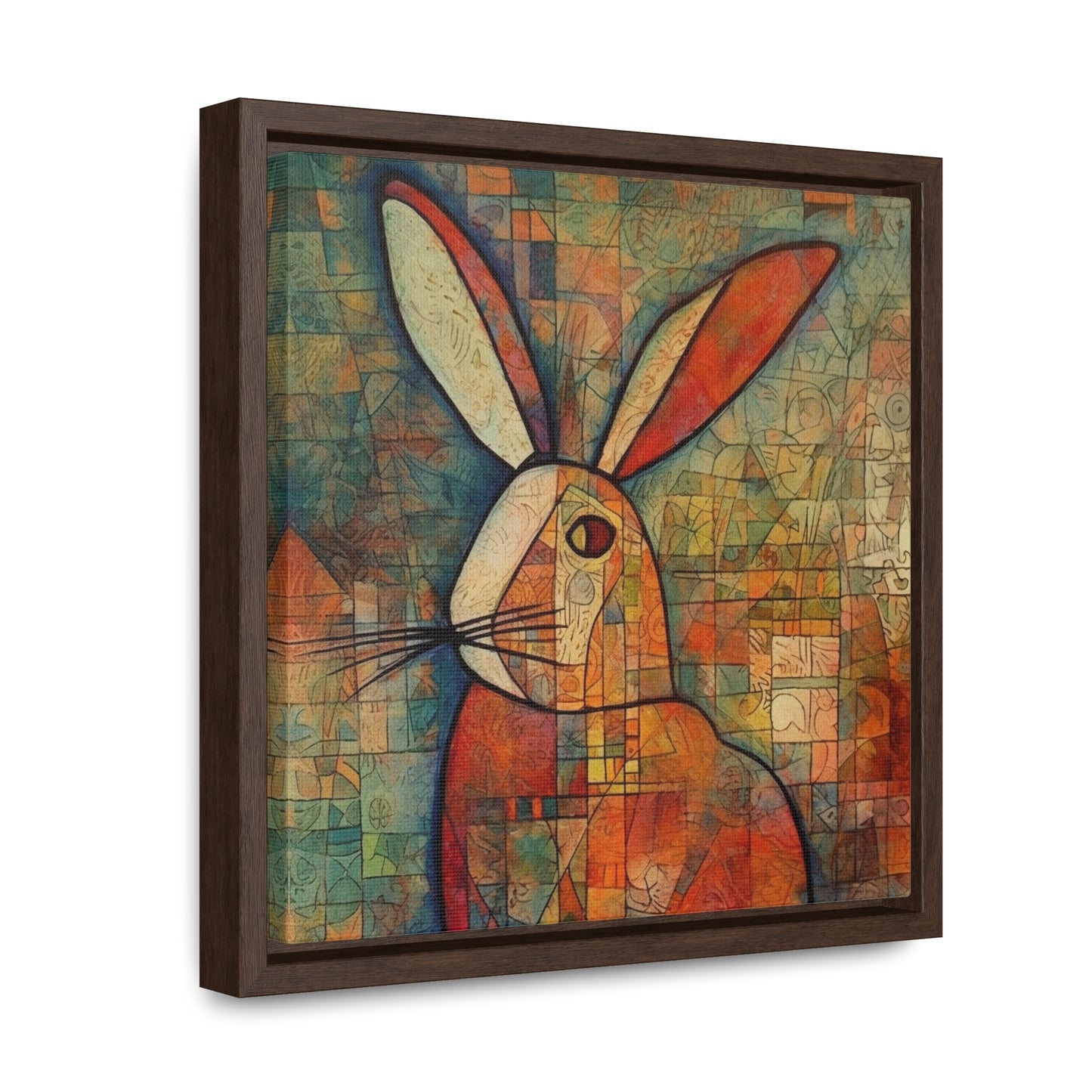 Rabbit 5, Gallery Canvas Wraps, Square Frame