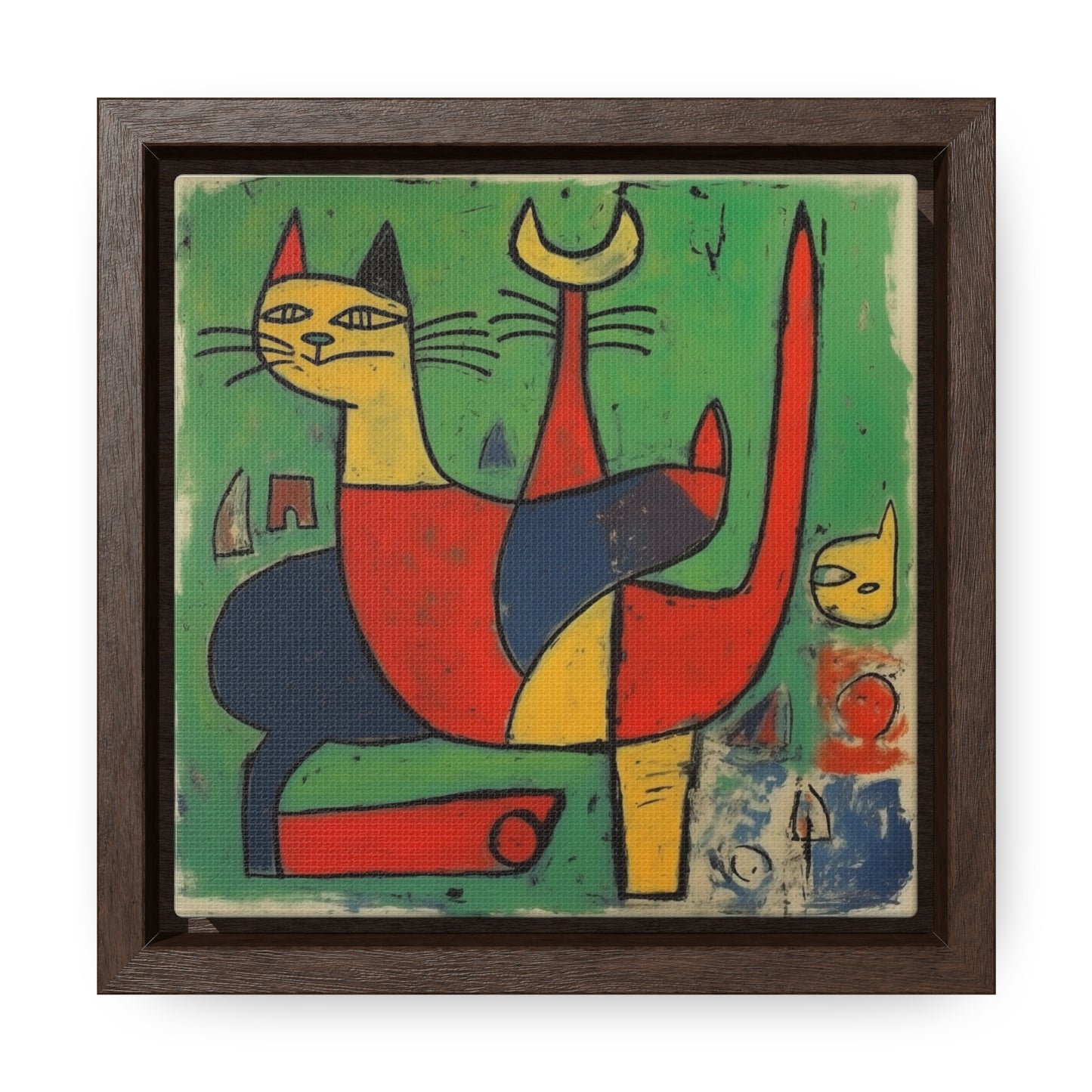 Cat 136, Gallery Canvas Wraps, Square Frame