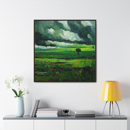 To the Rainy Land 6, Valentinii, Gallery Canvas Wraps, Square Frame