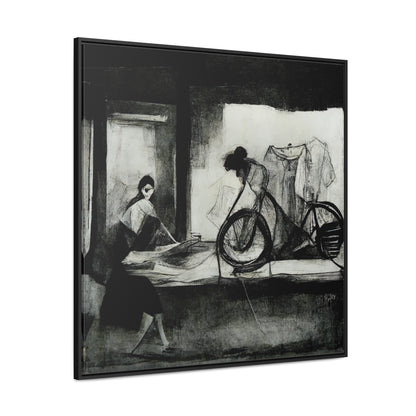 Domestic Memories 26, Valentinii, Gallery Canvas Wraps, Square Frame