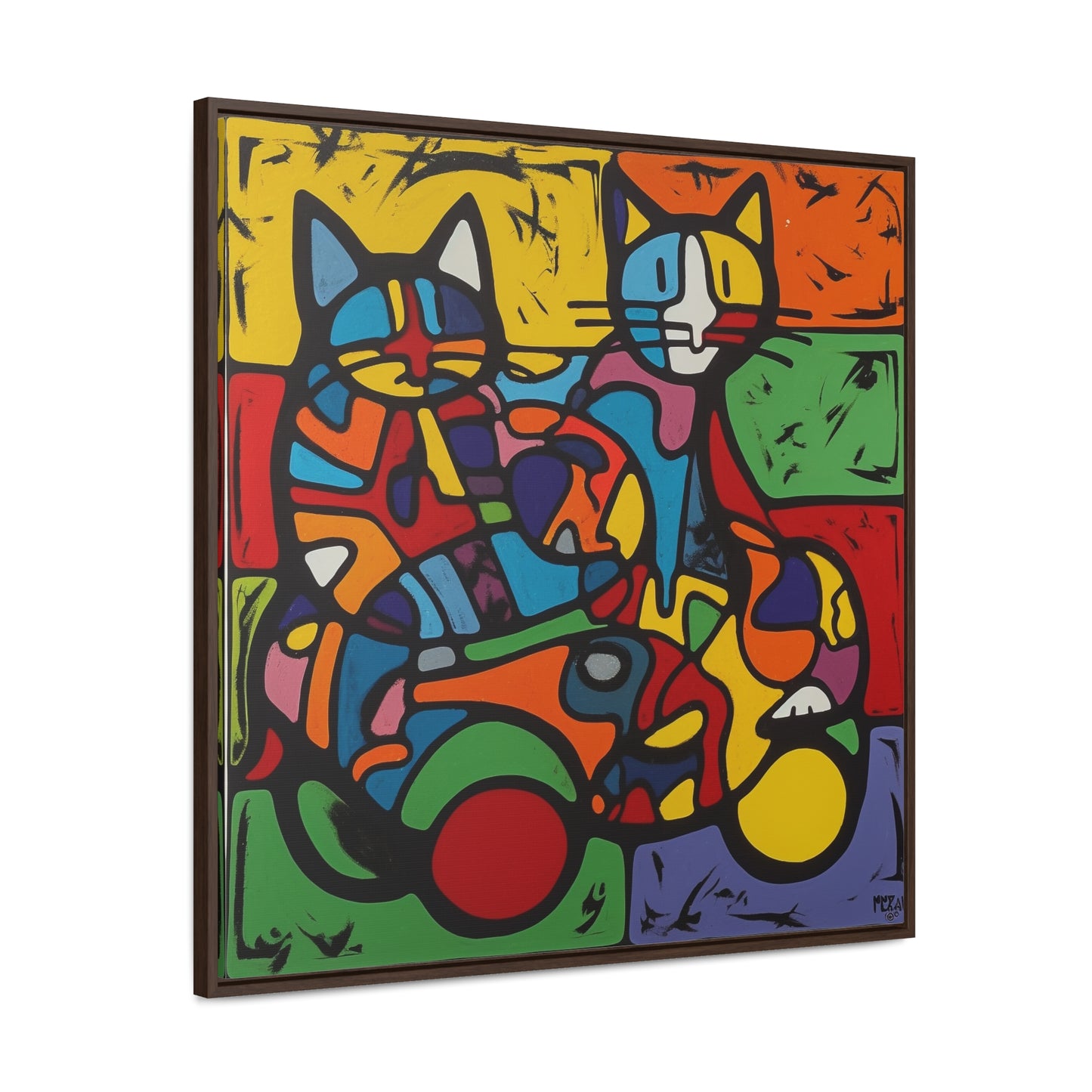 Cat 145, Gallery Canvas Wraps, Square Frame