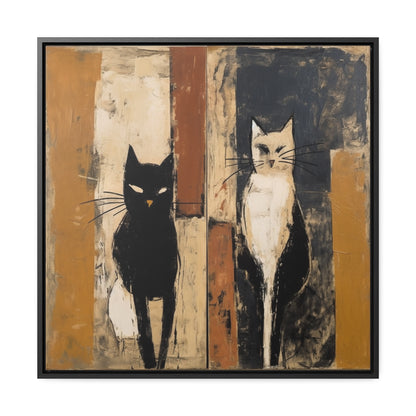 Cat 15, Gallery Canvas Wraps, Square Frame