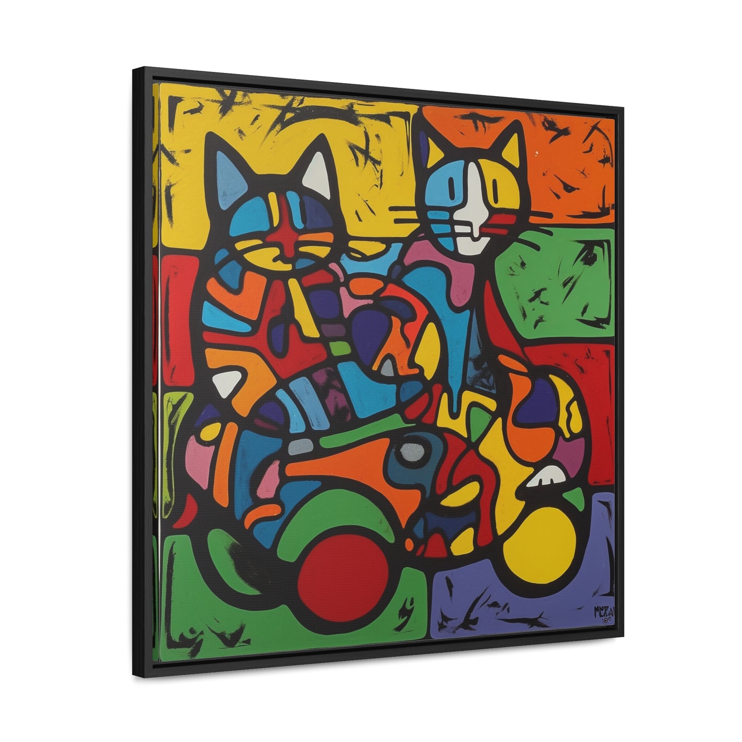 Cat 145, Gallery Canvas Wraps, Square Frame